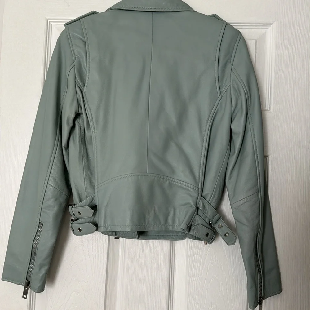 Walter Baker Leather Biker Jacket S - Picture 8 of 13